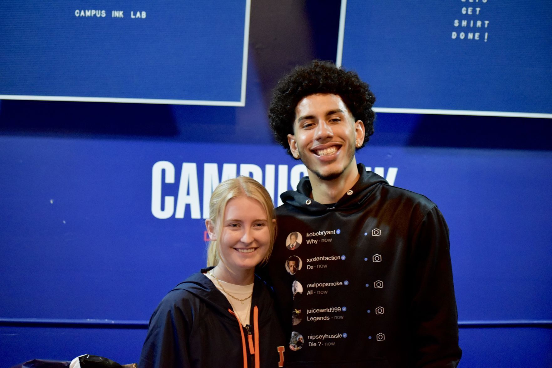 Photos: Illinois star Andre Curbelo celebrates 20th birthday with meet and greet